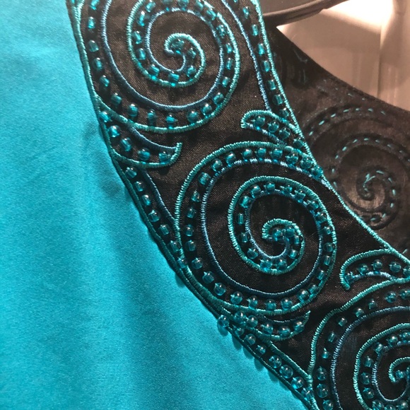 BOB MACKIE Wearable Art 90’s Blouse L - Picture 4 of 9